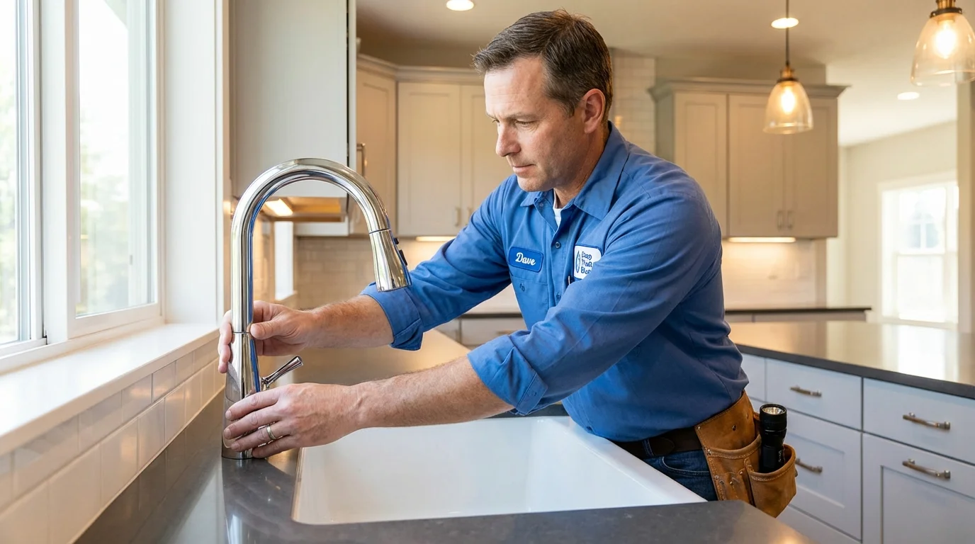 Kitchen faucet installation by Johns Plumbing LLC in Cortez