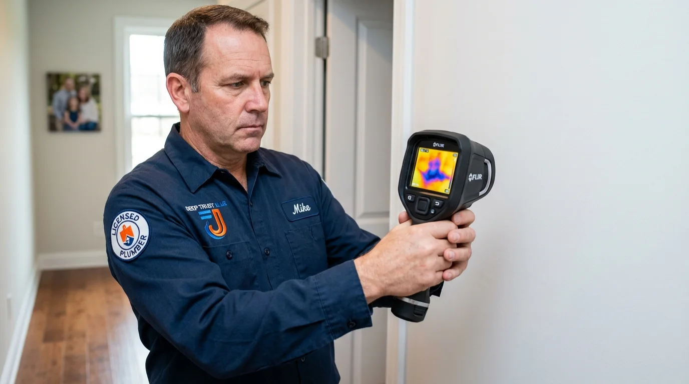 Thermal imaging leak detection by Johns Plumbing LLC in Cortez